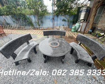Bộ ghế đá cong Ghi C97